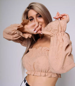 Топ #ОБШ1408, бежевый - Dommod фото 5