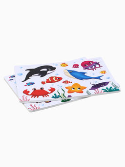Игрушки - стикеры для купания в ванне «На море», EVA, набор 12 шт.
