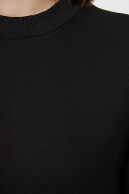 TRENDYOLMILLA Bordo Kal?n Ici Polarl? Yar?m Bal?kc? Yaka Relaxed/Rahat Kal?p Orme Sweatshirt TWOAW20SW0584  фото 21