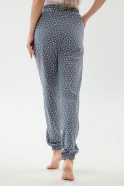 Брюки женские из кулирки на резинке серый - Амадэль фото 6