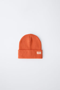 GORRO PUNTO CANAL? ETIQUETA / Naranja