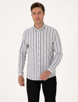 Siyah Regular Fit Uzun Kollu G_mlek