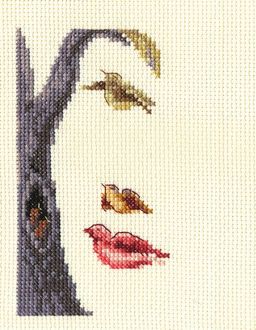Klart набор для вышивания 6-065 Лицо-птицы 8 х 13 см