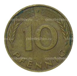 10 пфеннигов 1977 года F Германия