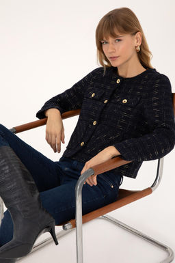 Kad_n Lacivert DOKUMA MONT - U.s. polo assn фото 3