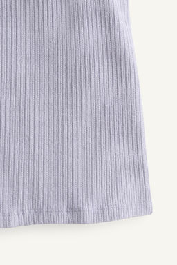 TOP TIRANTES RIB PUNTILLA CONTRASTE LIMITED EDITION / Gris azul - Zara фото 6