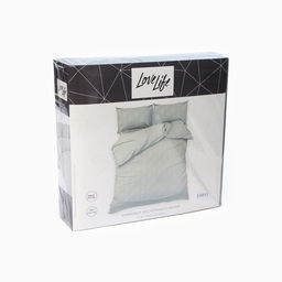 Постельное бельё 2-спальное Тафтинг ромб 175?215 см,200?230 см,50?70 см-2 шт., зелёное, 110 г/м? - Lovelife фото 10