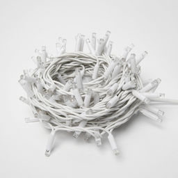 ULD-S1000-120/DWA WHITE IP67 Гирлянда светодиодная с контроллером, 120 светодиодов, 10 м, белая, IP67, провод белый