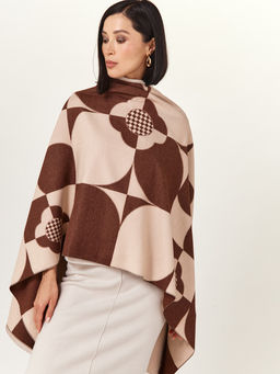 в составе ШЕРСТЬ  и КАШЕМИР Большой, мягкий, теплый  двусторонний палантин - Tantino фото 3