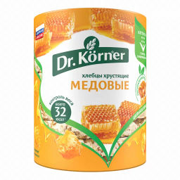 Цена за 2 шт.Хлебцы "Злаковый коктейль"медовый