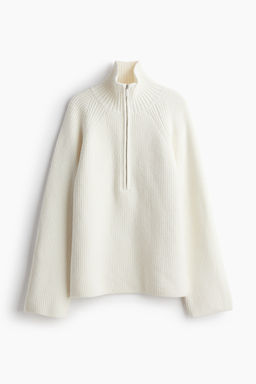 Jersey en punto de canale con media cremallera - H&m фото 8