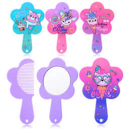 Набор расческа+зеркало "Ice cream" в ассортименте