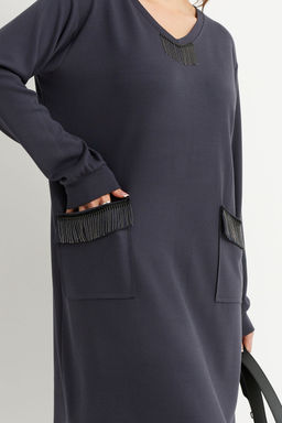 Платье BegiModa 1044 графит фото 3