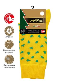 OMSA STYLE 507 (Ёлочки) NEW YEAR - giallo  фото 4