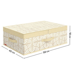 Короб стеллажный с двойной крышкой, 58*40*18 см, LINE SUN, шт - Valiant фото 2