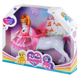 Игровой набор ABtoys Моя лошадка Куколка и лошадка 3 вида  фото 11