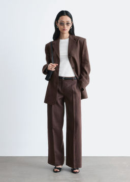 Pantalones sastre de lino - H&m фото 4