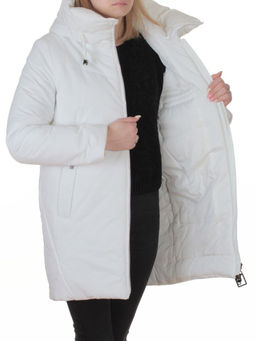 M-9090 WHITE Куртка зимняя женская (200 гр. холлофайбер)