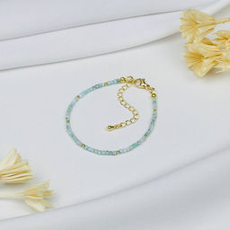 Браслет из Ларимара 18 см + - Радуга самоцветов фото 2