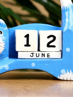 Календарь настольный Кошка, 13410 см, дерево, синий - Simaland фото 6