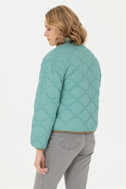 Женское светлое пальто цвета хаки Неожиданная скидка в корзине - U.s. polo assn фото 5