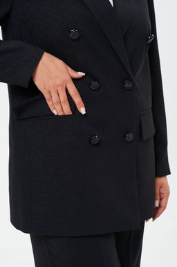 Костюм БелЭльСтиль 848/601 черный с блеском фото 6