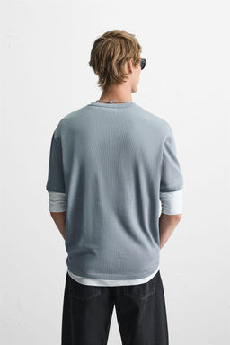 BASIC KNIT T-SHIRT - Zara фото 3