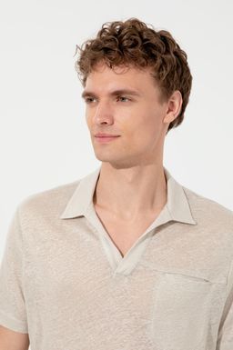 U. S. Polo Assn Мужская футболка с воротником-поло Stone - U.s. polo assn фото 2