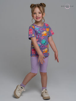 Костюм Актив черничные зайки-лаванда - Sovalina фото 16