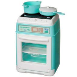 Игровой набор ABtoys Помогаю маме Бытовая техника Электрическая плита в наборе с кастрюлей и сотейником фото 3