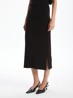 Beli Lastikli Kad?n Triko Etek