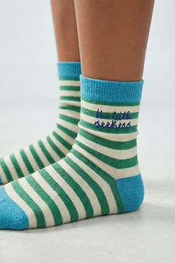 PACK TRES CALCETINES MEDIOS RAYAS ISABELLE VANDEPLASSCHE  / Multicolor - Zara фото 5