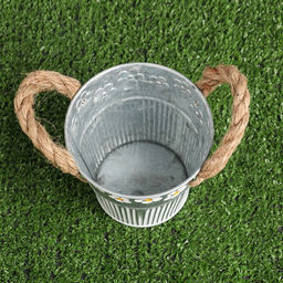 Кашпо «Ведёрко Фрейя», 11.5×11.5×10.5 см