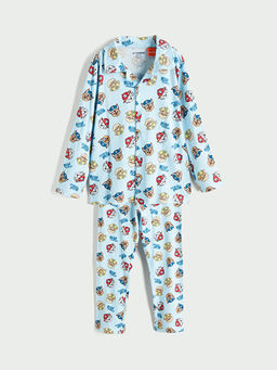 Paw Patrol Bask?l? Erkek ?ocuk Pijama Tak?m?