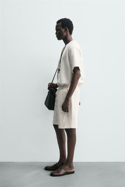 TEXTURED RELAXED FIT T-SHIRT - Zara фото 11