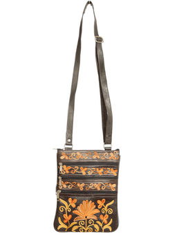 Сумка натуральная кожа через плечо №1114/52 - Ганг фото 2