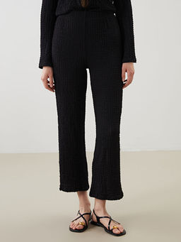 Beli Lastikli Dokulu Kad?n Pantolon