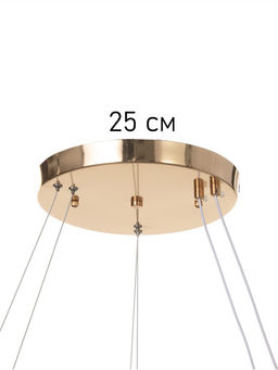 Люстра Dorothea 70 Вт LED 4000-6000К золото 46×48×14+120 см