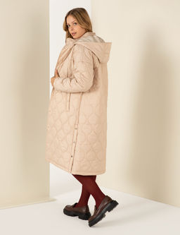 Bej Oversize Mont