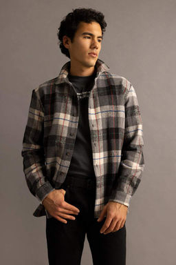 Рубашка Lumberjack с длинным рукавом в клетку обычного кроя