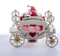 Новогоднее украшение интерьера: Карета крытая 3020 Heart Santa - Idh фото 4