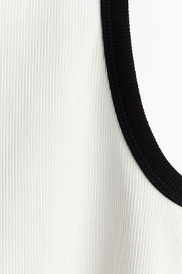 Camiseta cropped sin mangas - H&m фото 7