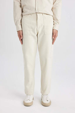 Брюки прямого кроя с нормальной талией и нормальной талией - Defacto фото 7