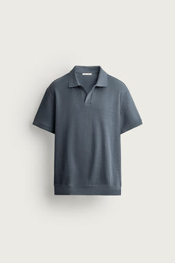 POLO ESTRUCTURA VERTICAL / Gris azul - Zara фото 6