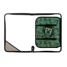 Папка для труда, А4, пластиковая, 23×32.5×2.5 см «Пиксели»