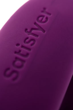 Многофункциональный стимулятор для пар Satisfyer Partner Double Joy, силикон, фиолетовый, 18 см.  фото 12