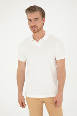 U. S. Polo Assn / Мужская футболка цвета экрю - U.s. polo assn фото 10
