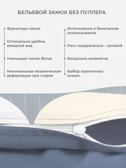 Постельное белье БЛУМ 2сп Max (простыня на резинке 160х200) + 4 наволочки - Ecotex фото 4