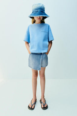 DENIM BERMUDA SKORT