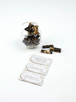 Новогодний шар ёлочный с пожеланиями «Исполнения желаний», 30 свитков